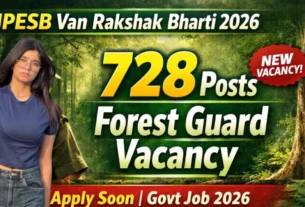 MPESB Van Rakshak Recruitment 2026 for 728 Posts