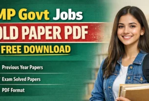 Mp govt jobs old paper pdf free download