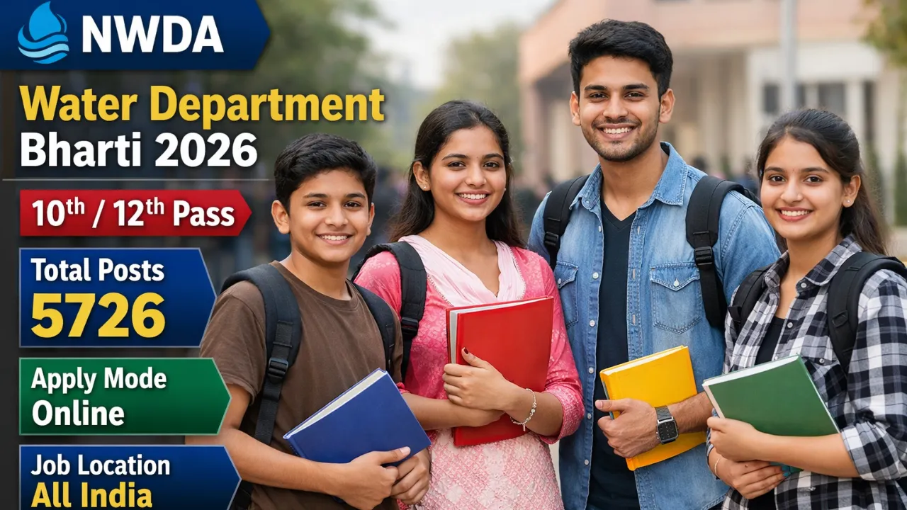 NWDA Water Department Bharti 2026 for 10th 12th Pass