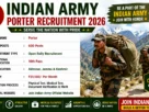 Akhnoor Army Porter Recruitment 2026 Apply Form
