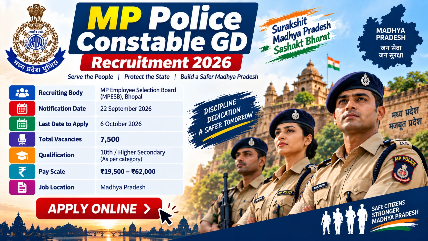 MP Police Constable GD